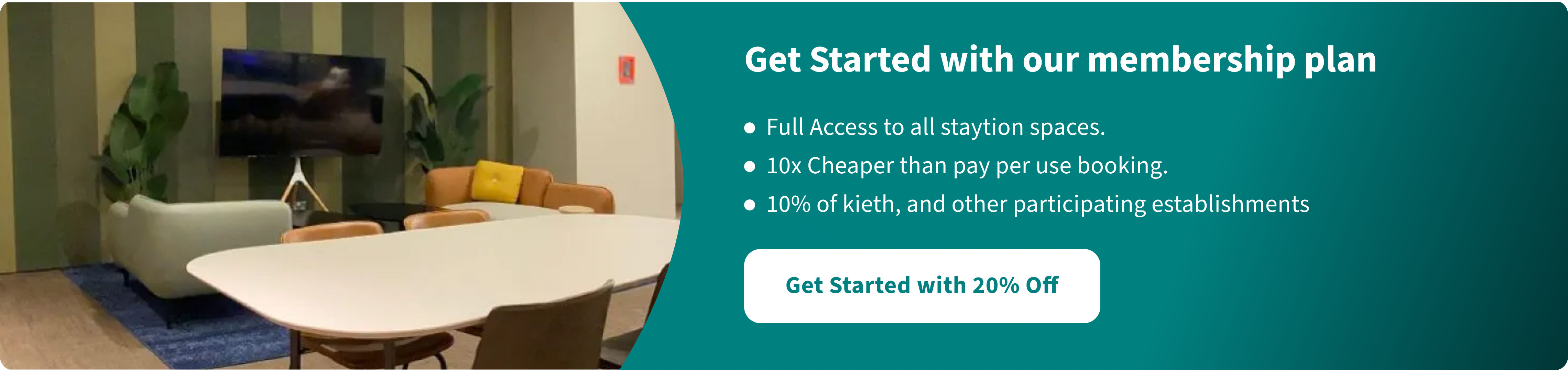 Get started with a membership plan